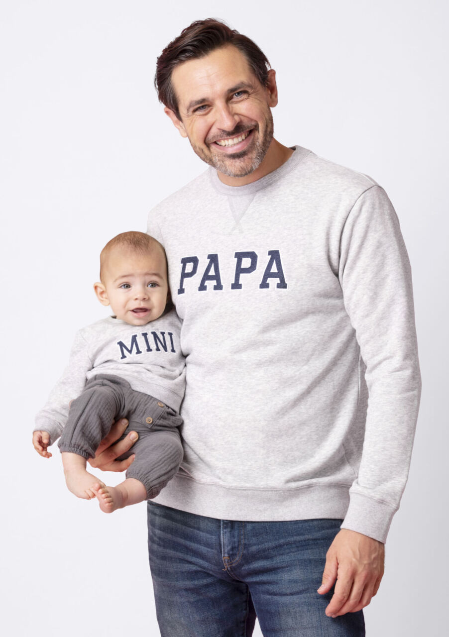 Papa & Baby Partnerlook Set Sweatshirts