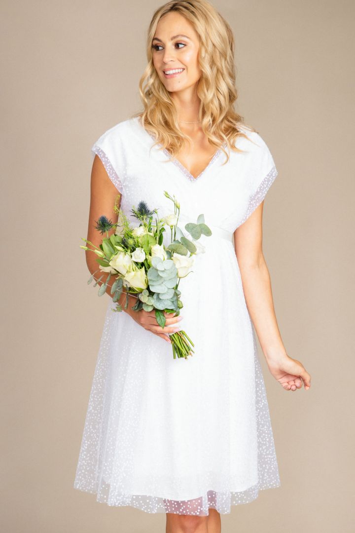 Maternity Wedding Dress with Tulle