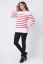 Preview: Striped Maternity and Nursing Sweater red
