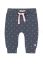 Preview: Organic Baby Trousers with Hearts Print navy