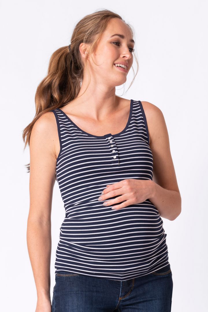 Maternity and Nursing Top in Bamboo Viscose