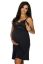 Preview: Maternity and Nursing Negligee with Lace black