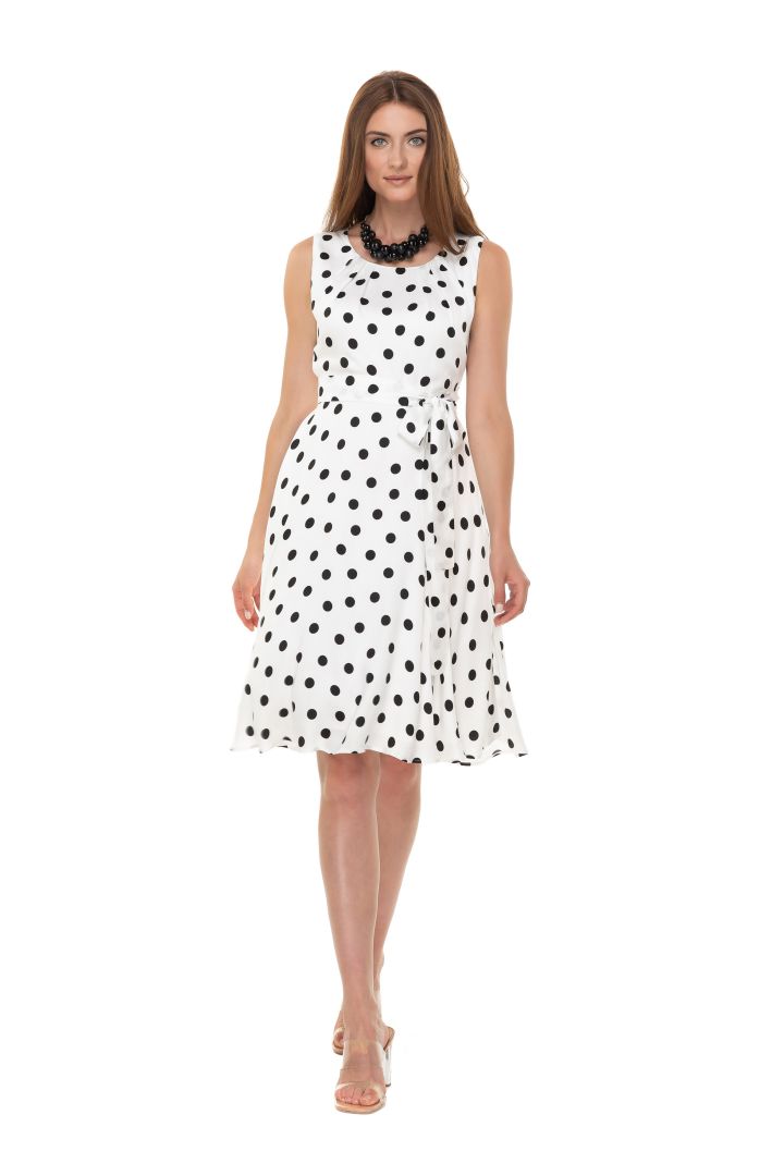 Maternity Dress Polka Dots white/black