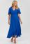 Preview: Festive Maternity Dress with Wingsleeves royal blue