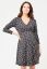 Preview: Maternity and Nursing Wrap Dress with Floral Print