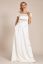 Preview: Long Maternity Bridal Dress with Submarine Neckline