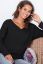 Preview: Batwing Maternity Sweater with V-Neckline black