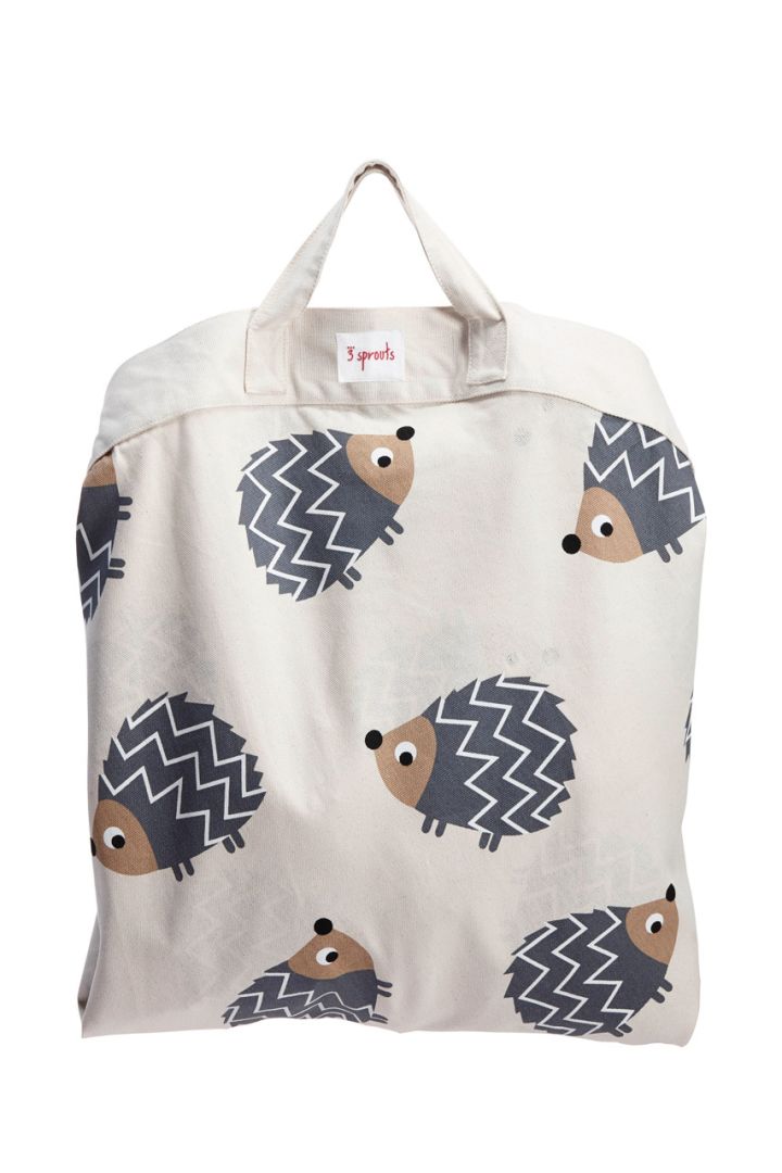 2 in 1 play mat and bag hedgehog