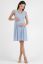 Preview: Chiffon Maternity and Nursing Dress light blue