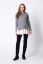 Preview: Layered Matnerity and Nursing Knit Jumper grey/white