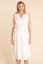 Preview: Midi Maternity Wedding Dress with Pleats