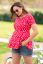 Preview: Maternity and Nursing Tunic with Flower Print