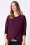 Preview: Cross-over Maternity and Nursing Sweater burgundy