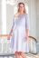 Preview: Maternity and Nursing Dress with Lace Bodice light blue