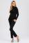 Preview: Rib Knit Maternity Jumper with Turtleneck black