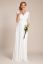 Preview: Maternity Wedding Dress with 3/4 Length Sleeves Long