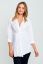 Preview: Maternity front twist tunic blouse white