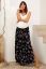 Preview: Maxi Maternity Skirt with Floral Print