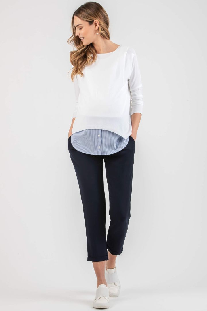 Maternity Trousers navy