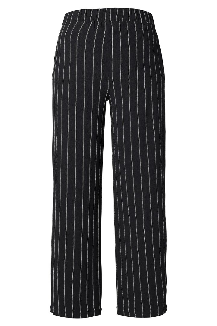 Maternity Trousers with Tie Belt