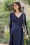 Preview: Eco Viscose Maternity Dress with Puff Sleeves