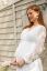 Preview: Boho Chiffon maternity Wedding Dress with Sheer Sleeves