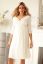 Preview: Maternity Wedding Dress with Cache Coeur Neckline