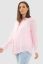 Preview: Umstands- und Still-Hemdbluse mit Streifen rosa/weiß