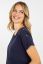Preview: Organic Relaxed Maternity Shirt with Nursing Opening navy