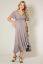 Preview: Waterfall Midi Maternity and Nursing Dress taupe