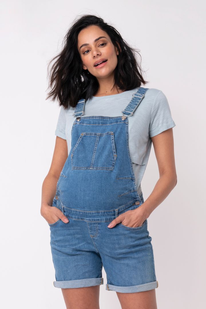 SHOWOFF Dungarees  Buy SHOWOFF Women Solid Blue Denim Dungaree Online   Nykaa Fashion