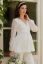 Preview: Maternity Bridal Tunic with Lace Sleeves