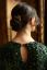 Preview: Braut Haarklammer mit goldenen Schmucksteinen