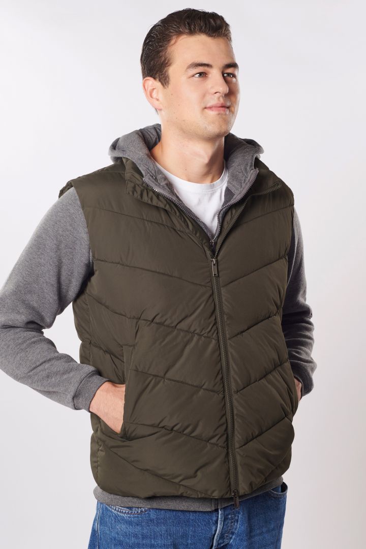 Dad 2-in-1 Eco Vest with Baby Carrier Insert khaki