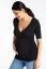 Preview: Eco Viscose Maternity and Nursing Shirt black