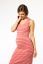 Vorschau: Midi Streifen Umstands- und Stillkleid aus Bio-Baumwolle rosa