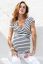 Preview: Cross-Over Maternity and Nursing Top Stripes