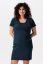 Preview: Organic Ribb Maternity and Nursing Nightgown Short Sleeve navy
