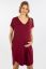 Preview: Eco Viscose Birthing Dress and Nursing Nightdress bordeaux