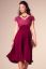 Preview: Maternity Dress with Cache Coeur Neckline berry