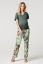 Preview: Ecovero Maternity Trousers with Palm Tree Print
