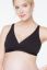 Preview: Sleep nursing bra with lace back black