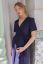 Preview: Midi Maternity and Nursing Dress in Wrao Look navy