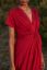 Preview: Ecovero Maxi Maternity and Nursing Dress with Knot Detail burgundy