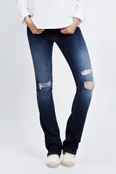 Ripped Umstandsjeans Bootcut