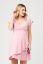 Preview: Maternity and Nursing Wrap Dress with Polka Dots pink