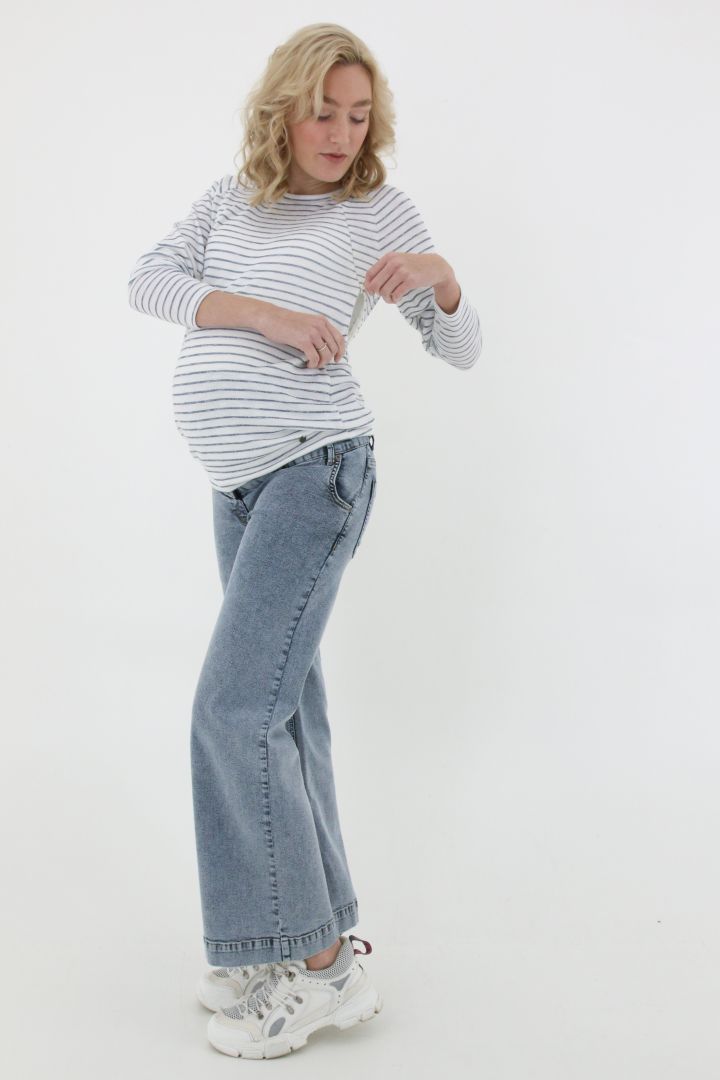 Maternity Jeans Ultra Wide Leg