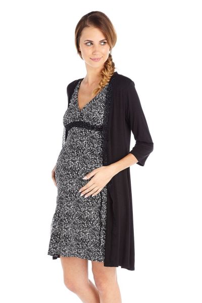 Lounging Set Nursing Nightdress and Dressing Gown