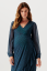 Preview: Midi Maternity and Nursing Wrap Dress petrol