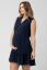 Preview: Maternity and Nursing Dress with Flounces navy